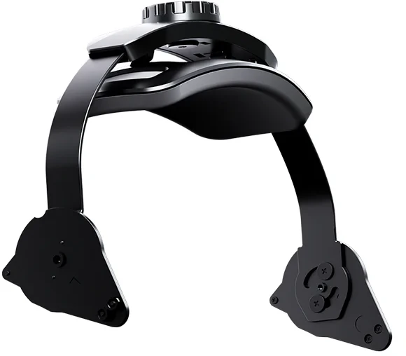 Ausinės „Pimax Crystal Comfort Topstrap“, galvos dirželis „Pimax VR“ ausinėms, reguliuojamas – juodas