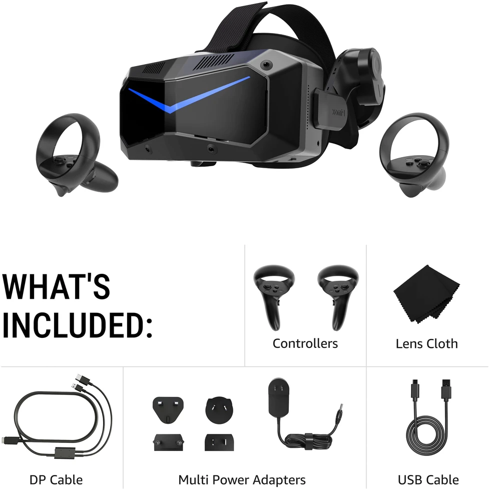 Pimax Crystal Super Micro-OLED VR ausinės – juodos
