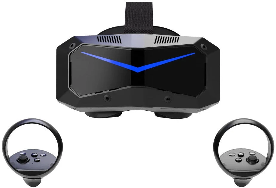 Pimax Crystal Super VR Headset, 57 PPD + DMAS Headphones Bundle - Juodas