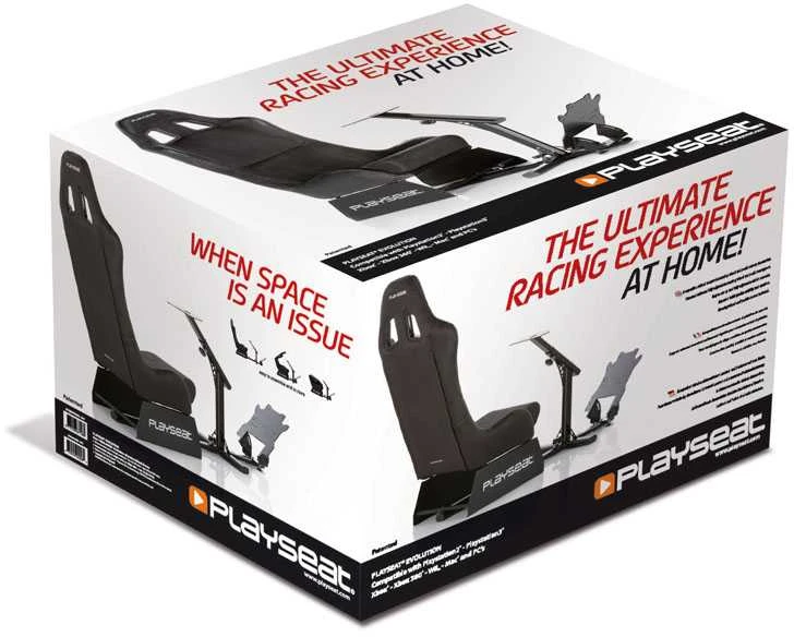 Žaidimų kėdė lenktynėms Playseat Evolution Alcantara, Juoda