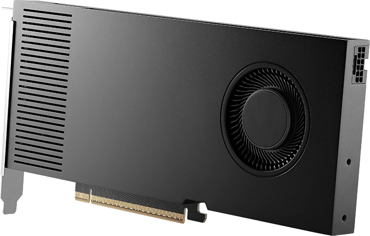 Vaizdo plokštė „Pny Technologies PNY RTX PRO 4000 Blackwell“, 24 GB GDDR7 ECC 192 bitų, 140 W, PCI Express 5.0 x16, 4 x „Ekranas“ prievadai 2.1, ATX laikiklis, 1 x CEM5 16 kontaktų maitinimo kabelis, FHML vieno lizdo, maža dėžutė