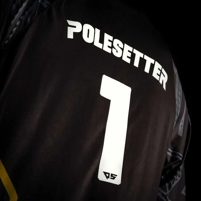 Polesetter ONE Simracing marškinėliai geltoni - M