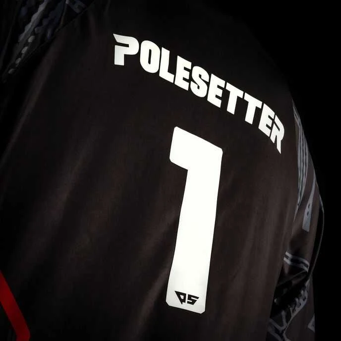 Polesetter ONE Simracing marškinėliai, raudoni - M