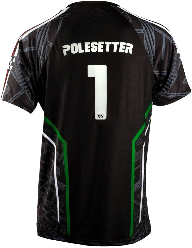 Polesetter ONE Simracing Shirt - Size S, žalias
