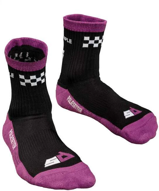 Polesetter Socken "Violetinė Time" mit Noppen