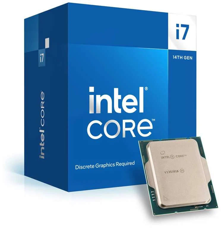 INTEL Core i7-14700F 2.1GHz LGA1700 33M talpyklos dėžutėje esantis procesorius