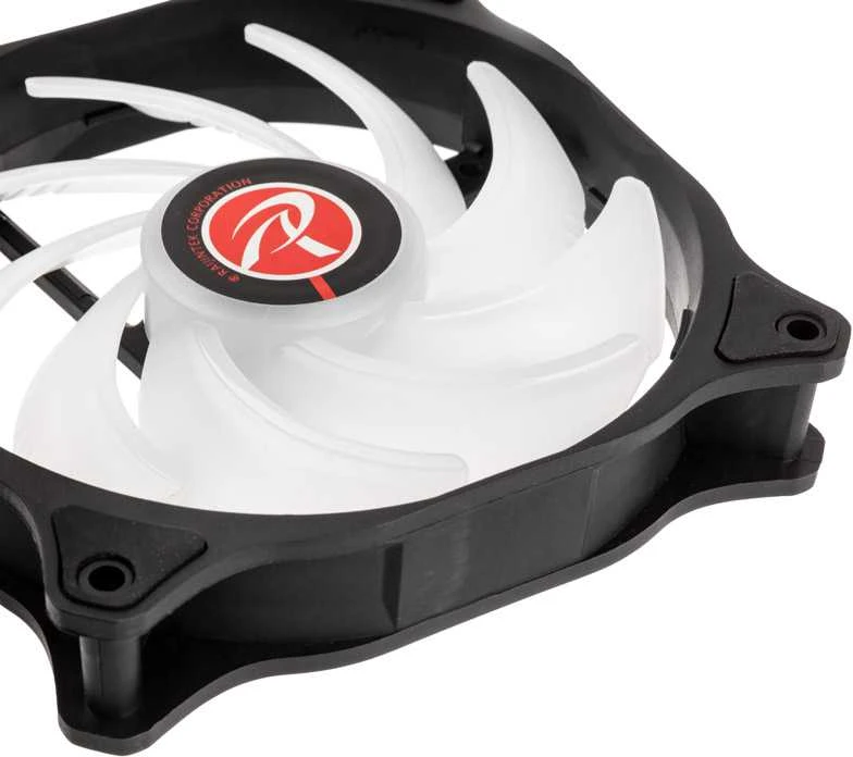 Raijintek EOS 12 RBW ADD korpuso ventiliatorius, 2er-Set su valdikliu- juodos spalvos, 120mm