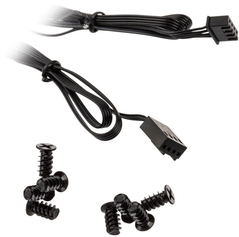 Raijintek EOS 12 RBW ADD korpuso ventiliatorius, 2er-Set su valdikliu- juodos spalvos, 120mm
