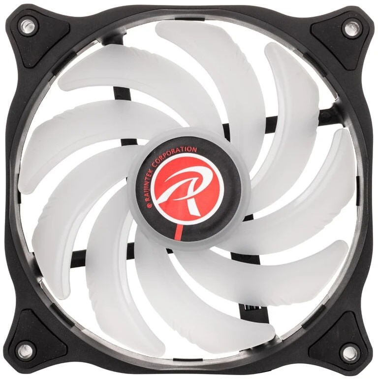 Raijintek EOS 12 RBW ADD korpuso ventiliatorius, 2er-Set su valdikliu- juodos spalvos, 120mm