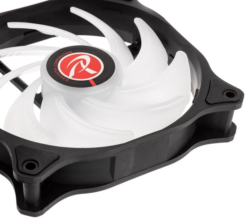 Raijintek EOS 12 RBW ADD korpuso ventiliatorius, 2er-Set su valdikliu- juodos spalvos, 120mm