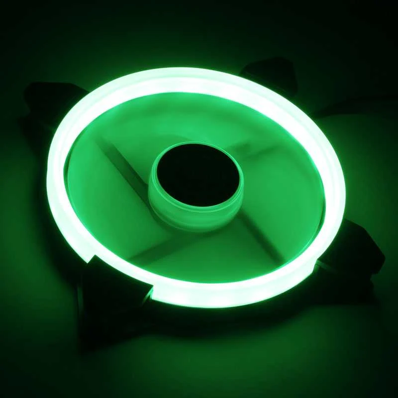 Raijintek IRIS 14 Rainbow RGB LED korpuso ventiliatoriai, 2-Part Set su valdikliu – 140mm