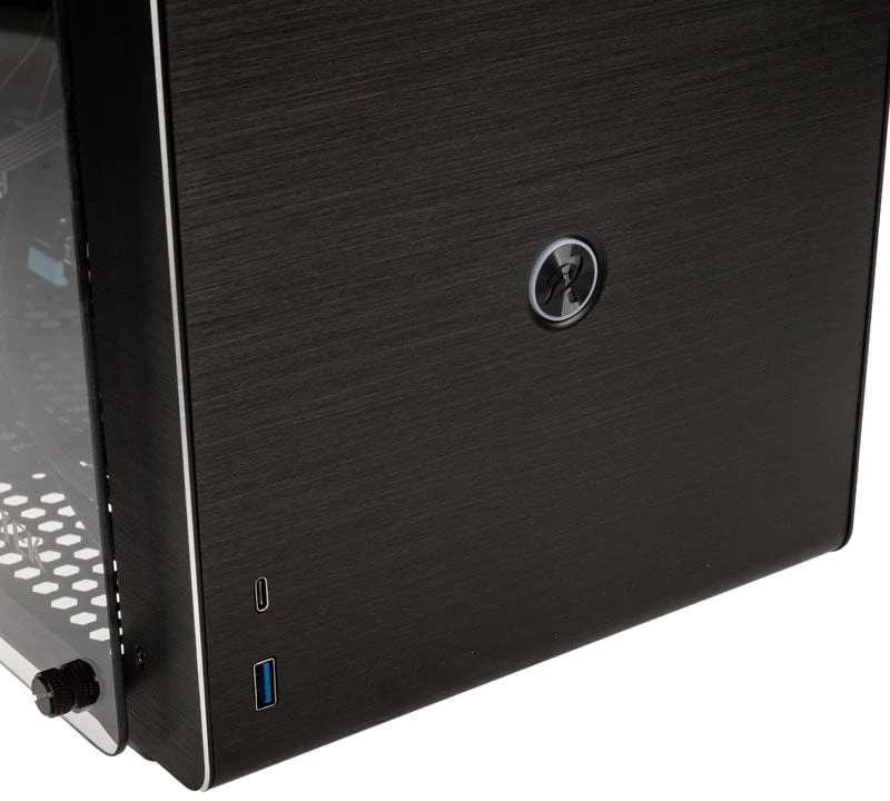 RAJ RAIJINTEK Ophion M Evo TGS „Midi Tower“ Juoda, Permatomas