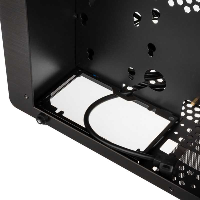 Raijintek Ophion M Evo TGS Micro-ATX kompiuterio korpusas, Tempered Glass - juodos spalvos