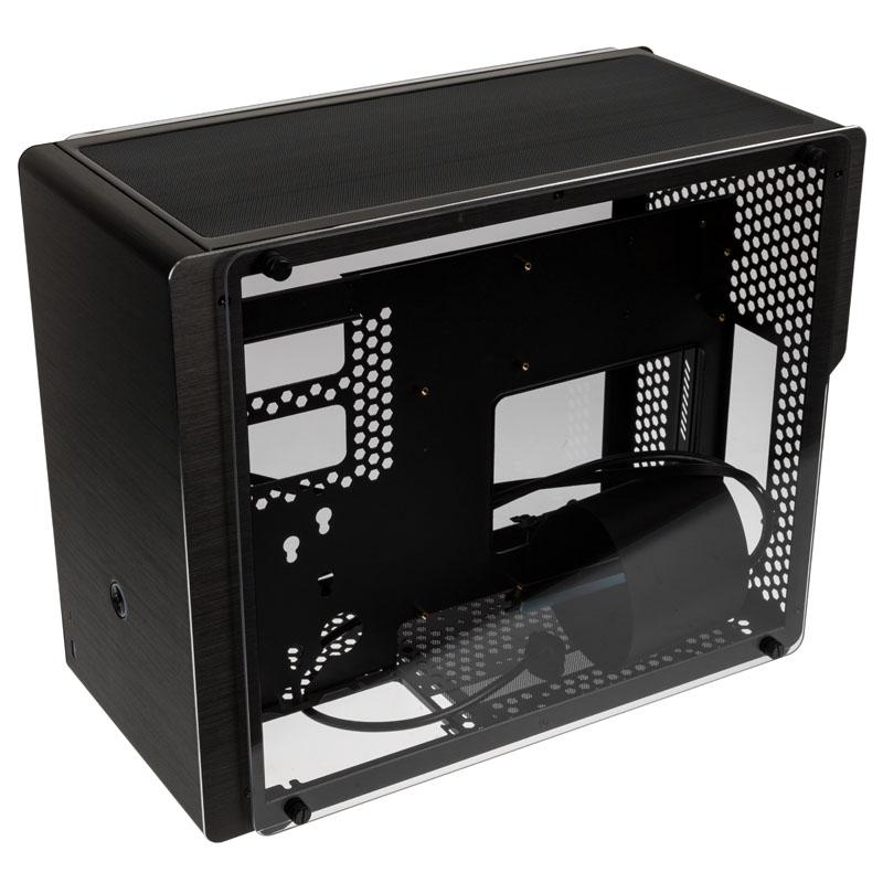 Raijintek Ophion M Evo TGS Micro-ATX kompiuterio korpusas, Tempered Glass - juodos spalvos