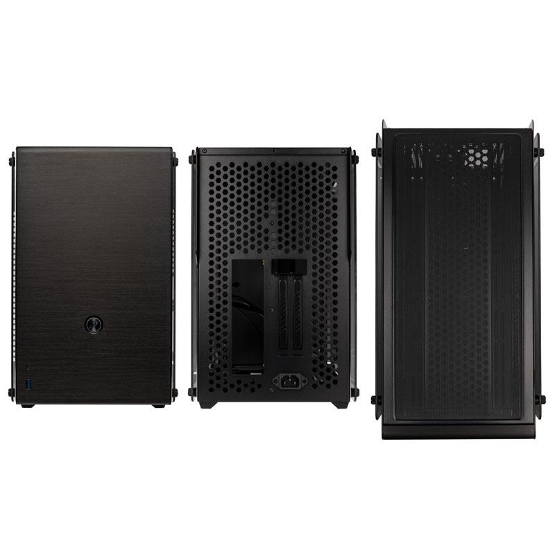 Raijintek Ophion M Evo TGS Micro-ATX kompiuterio korpusas, Tempered Glass - juodos spalvos
