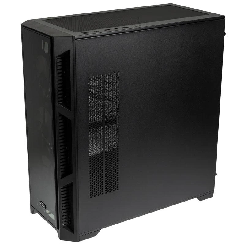 Raijintek PONOS Ultra Midi-Tower, Tempered Glass - juodas