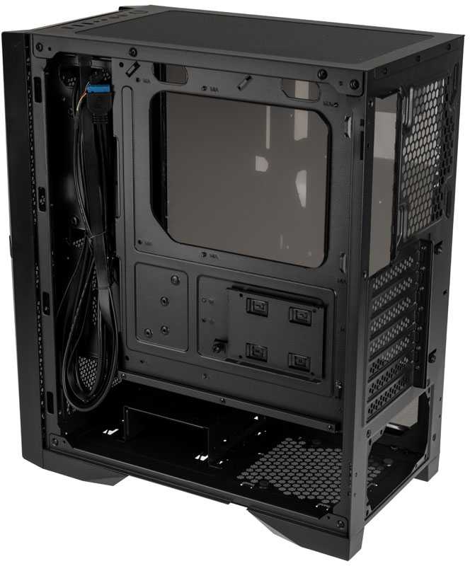 Raijintek SILENOS MS Midi Tower - juodas