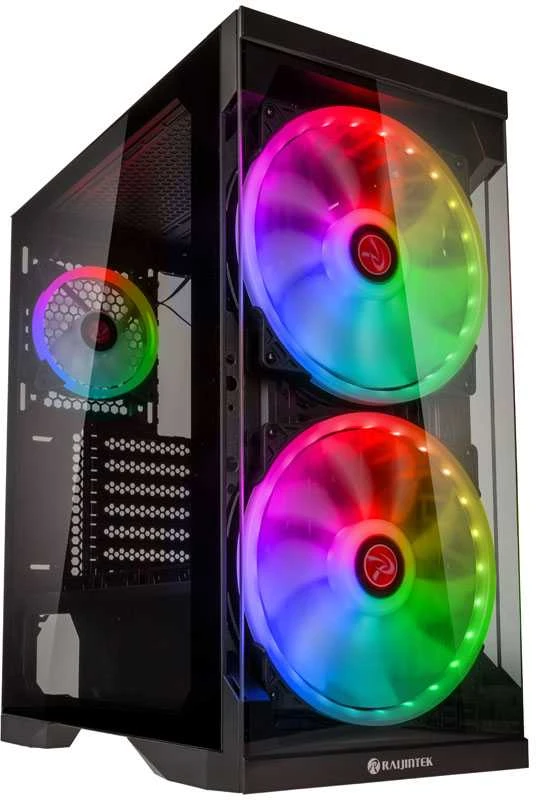 Raijintek Silenos Pro A-RGB Midi Tower - juodas