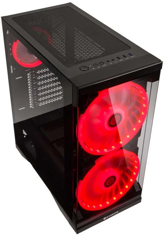 Raijintek Silenos Pro A-RGB Midi Tower - juodas