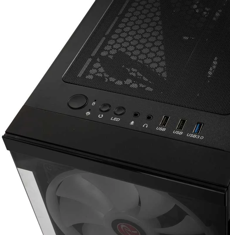 Raijintek Silenos Pro A-RGB Midi Tower - juodas