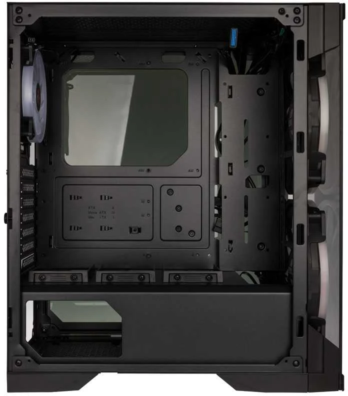 Raijintek Silenos Pro A-RGB Midi Tower - juodas