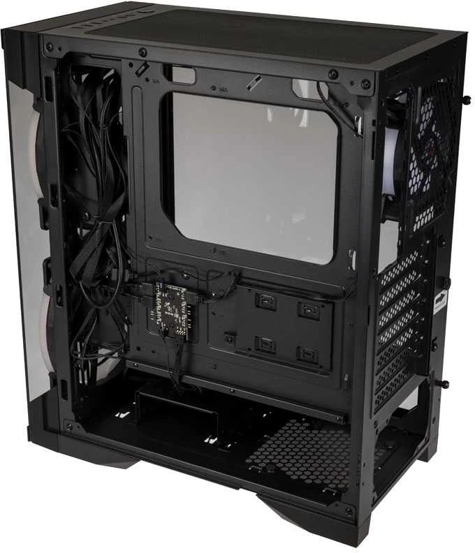 Raijintek Silenos Pro A-RGB Midi Tower - juodas