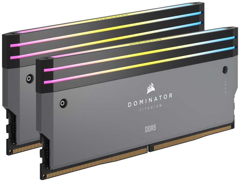 RAM CORSAIR DOMINATOR TITANIUM RGB 64GB 2x32GB DDR5 6000MT / s