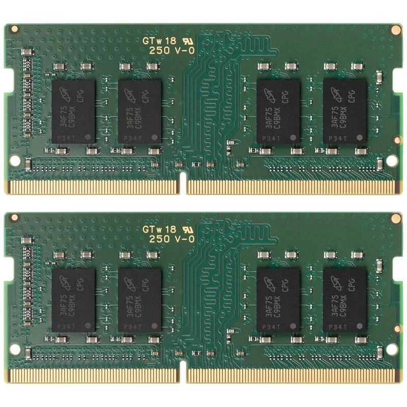 Nešiojamo kompiuterio atmintis Crucial DDR4-3200 Kit 32GB 2x16GB SODIMM CL22 (8Gbit/16Gbit