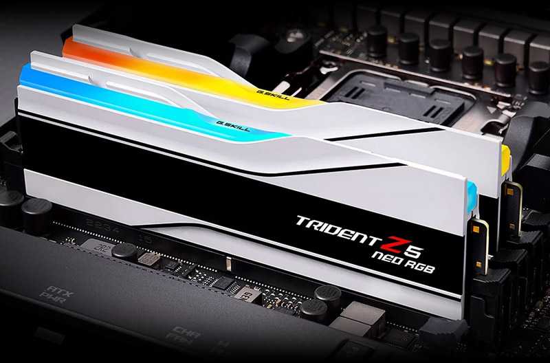 RAM G.Skill Trident Z5 Neo RGB F5-6400J3239F24GX2-TZ5NRW atminties modulis 48 GB 2 x 24 GB DDR5 6400 MHz