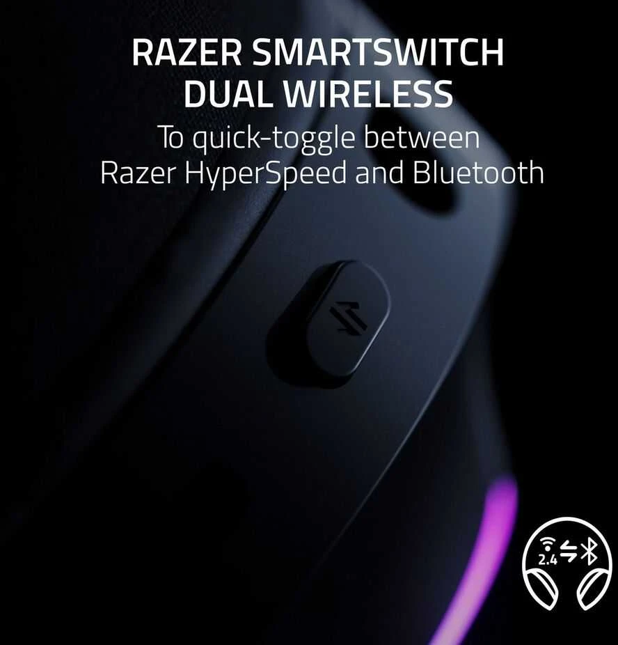 Razer | Ausinės Žaidimams | Barracuda X Chroma | Belaidės | Over-Ear | Mikrofonas | Belaidės | Juodas
