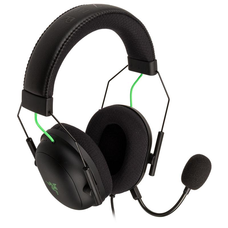 Esports THX Spatial Audio Žaidimų Ausinės Razer BlackShark V2 + USB garso plokštė, Juodos