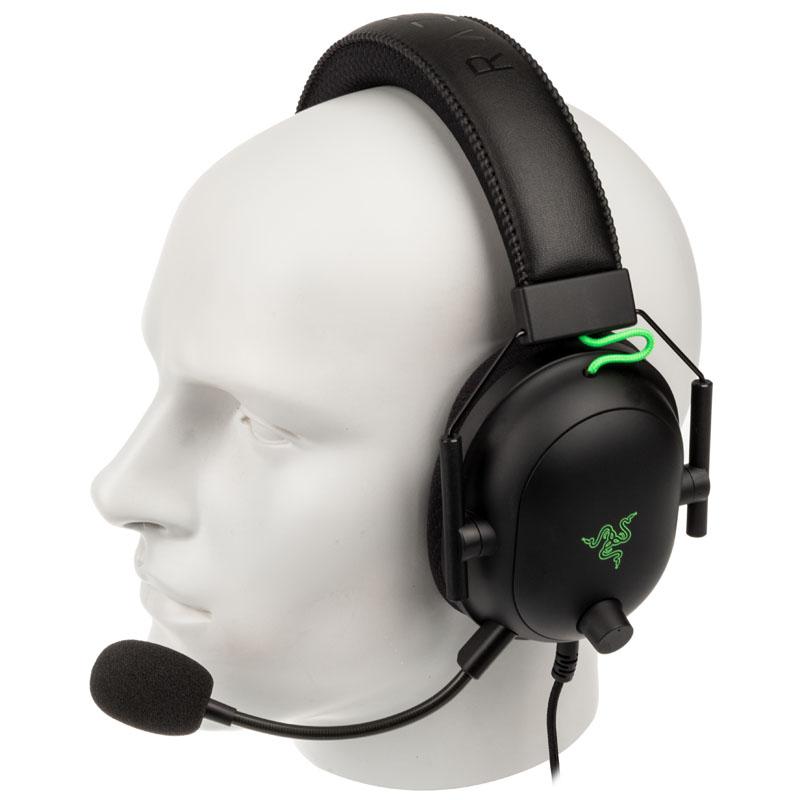 Esports THX Spatial Audio Žaidimų Ausinės Razer BlackShark V2 + USB garso plokštė, Juodos
