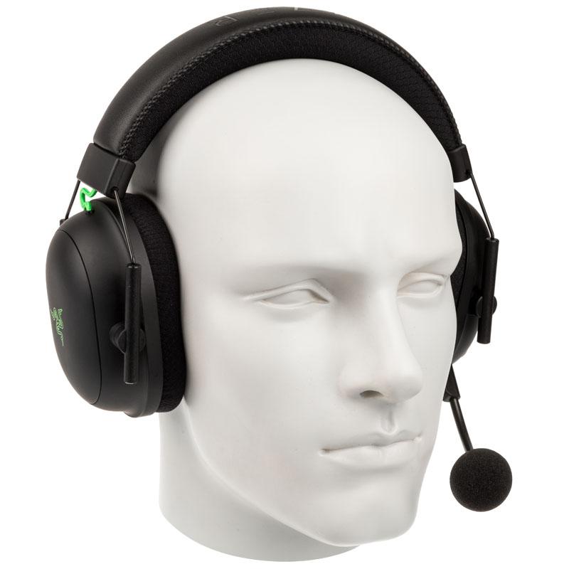 Esports THX Spatial Audio Žaidimų Ausinės Razer BlackShark V2 + USB garso plokštė, Juodos