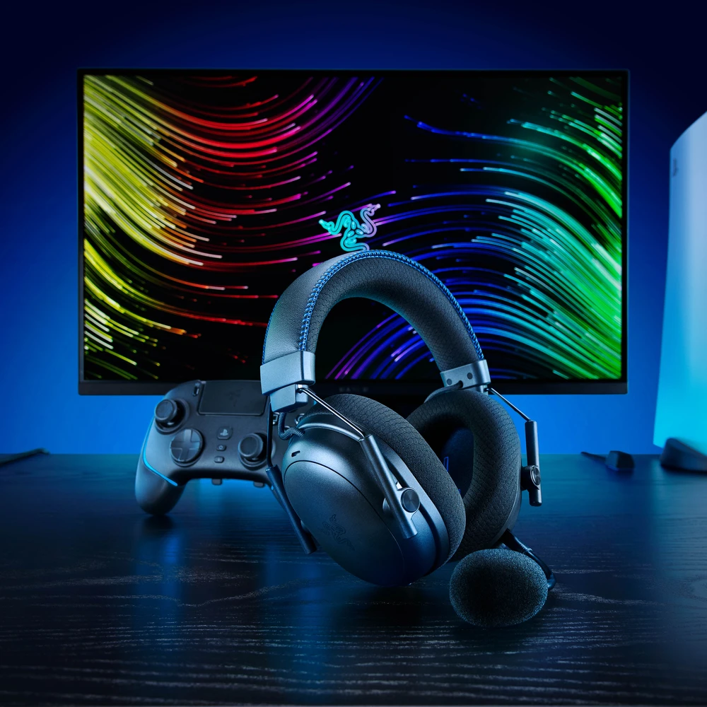 Razer BlackShark V3 Pro skirta PlayStation Ausinės Žaidimams, Over-Ear,Belaidės, Juodas | Razer