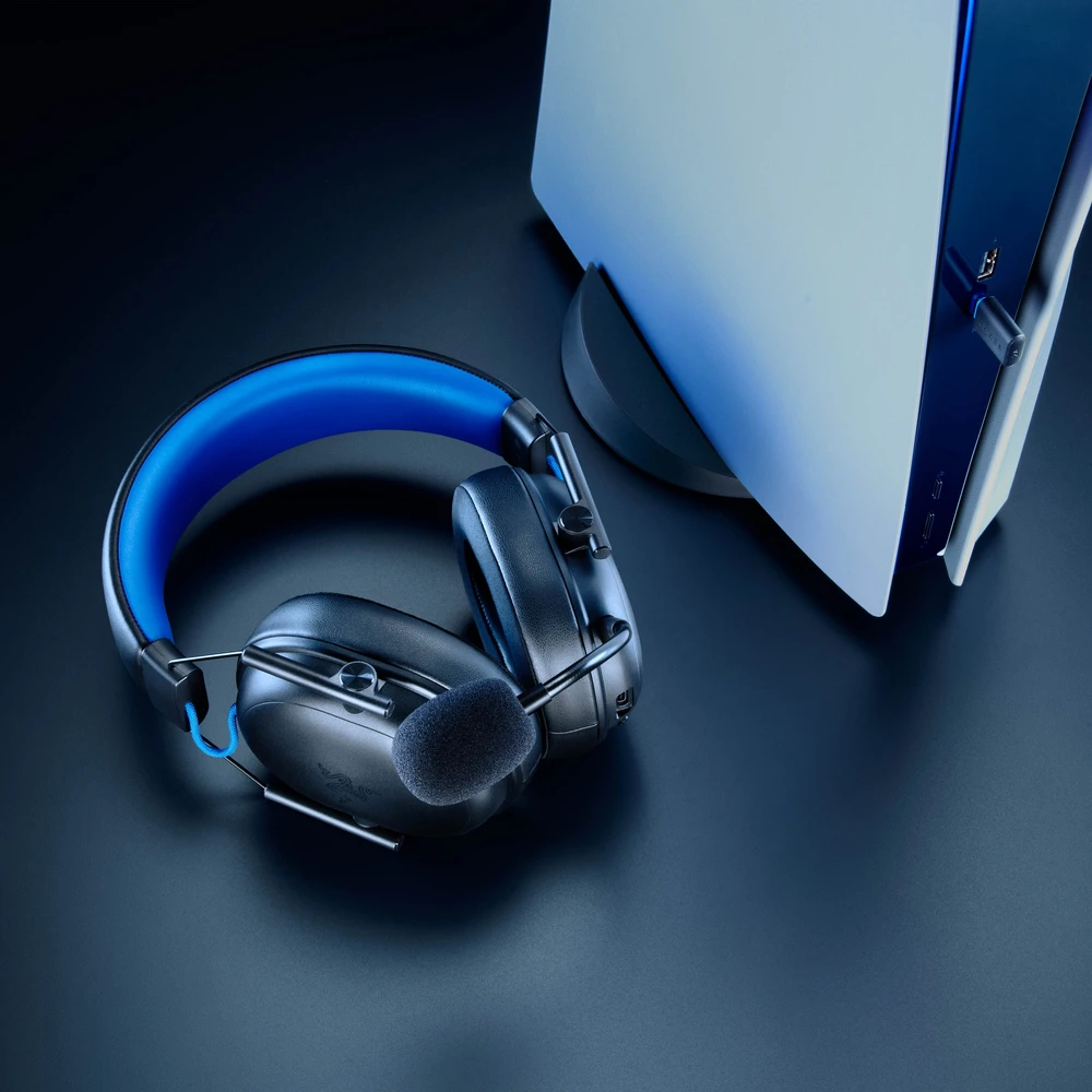 „Razer“ žaidimų ausinės, skirtos „PlayStation“ | „BlackShark V3 X HyperSpeed“ | Juodas