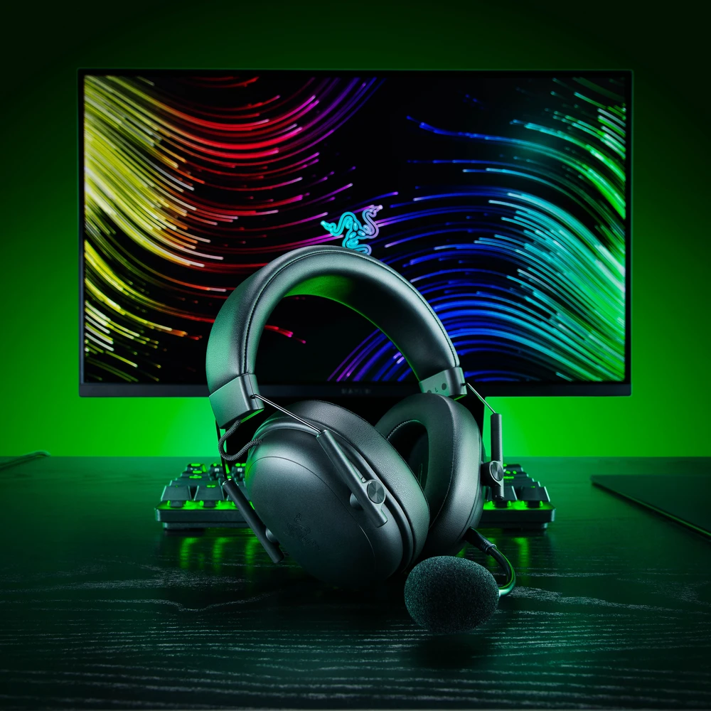 „Razer“ žaidimų ausinės, skirtos „PlayStation“ | „BlackShark V3 X HyperSpeed“ | Juodas