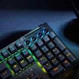 Razer BlackWidow V4 Klaviatūra žaidimams, USB - Geltona Switch, juodas