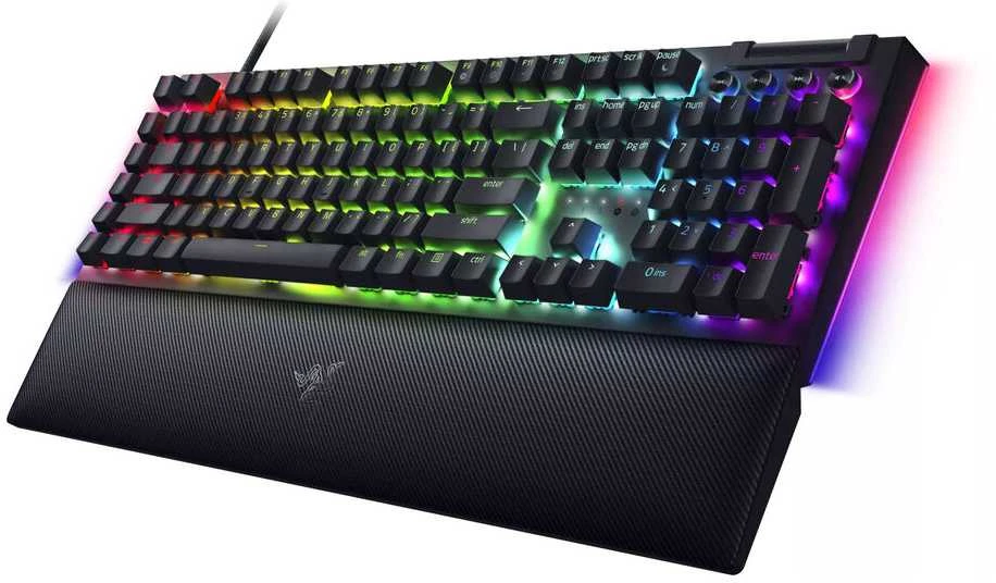 Razer BlackWidow V4 Klaviatūra žaidimams, mechanisch, RGB Žalias Switch, juodas