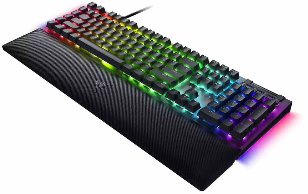 Razer BlackWidow V4 Klaviatūra žaidimams, mechanisch, RGB Žalias Switch, juodas