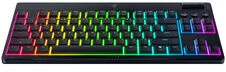 Oranžinis Razer BlackWidow V4 Low-Profile TKL HyperSpeed, Gaming-klaviatūra - juodas, DE-išdėstymas, Razer Low-Profile oranžinis