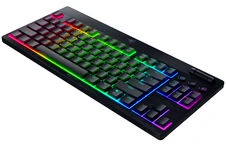 Oranžinis Razer BlackWidow V4 Low-Profile TKL HyperSpeed, Gaming-klaviatūra - juodas, DE-išdėstymas, Razer Low-Profile oranžinis