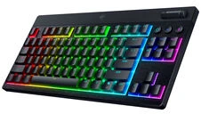 Oranžinis Razer BlackWidow V4 Low-Profile TKL HyperSpeed, Gaming-klaviatūra - juodas, DE-išdėstymas, Razer Low-Profile oranžinis