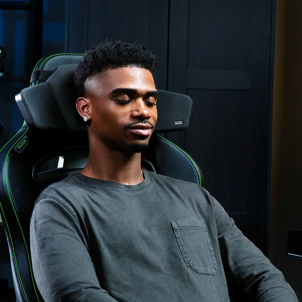 Ausinės „Razer THX Spatial“ garso įrašymo belaidžio garsiakalbio galvos pagalvėlė | „Clio“