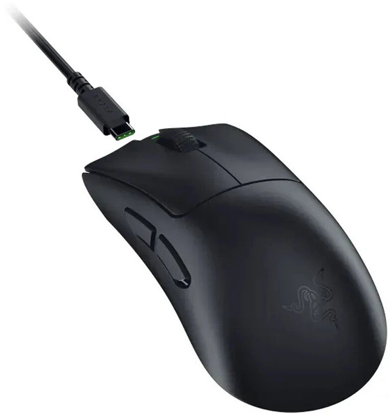 Razer DeathAdder V3 HyperSpeed | Pelė žaidimams | Wireless/su laidu | USB / 2.4 GHz | Juodas