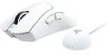 RAZER DeathAdder V4 Pro balta belaidė žaidimų optinė pelė | 45000 DPI