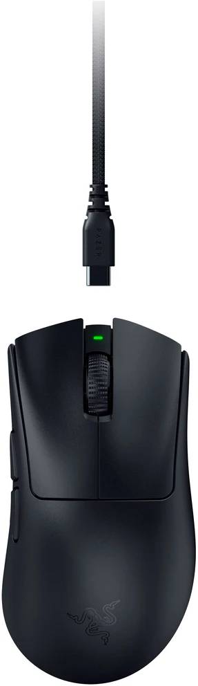 Pelė Myszka žaidimams Razer DeathAdder V4 belaidė 45000 dpi optinė juoda