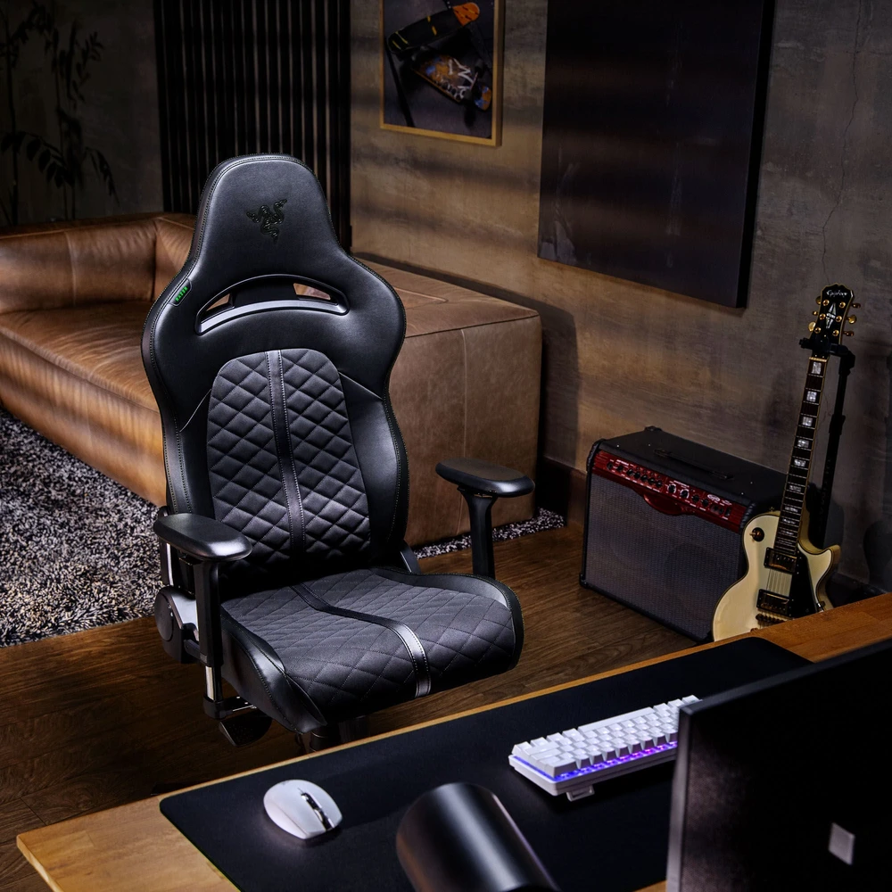 Komfortiška Žaidimų kėdė Razer Enki Gaming Chair, Juoda