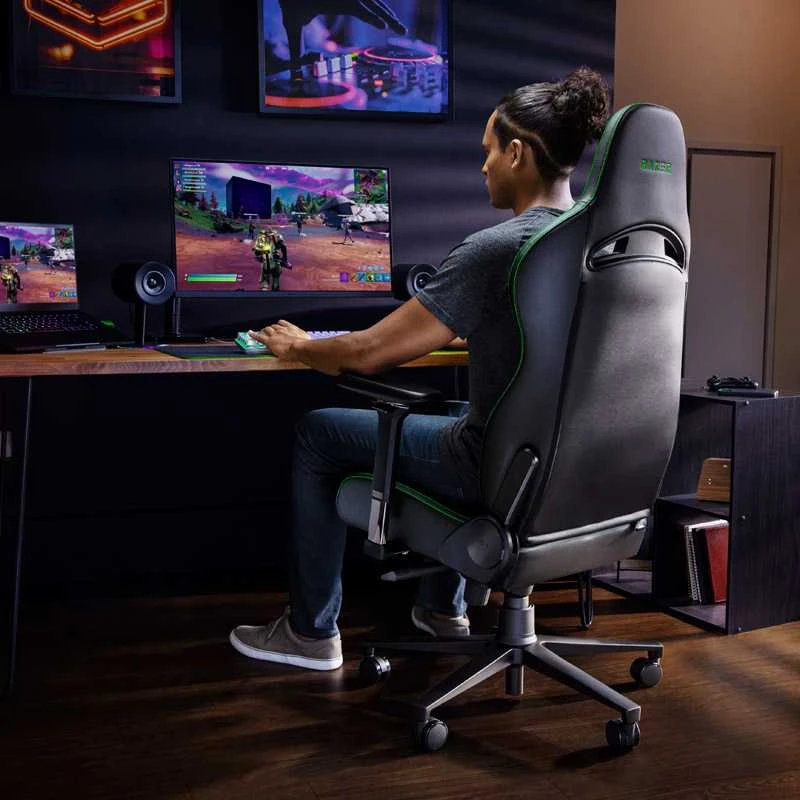 Komfortiška Žaidimų kėdė Razer Enki Gaming Chair, Juoda-žalia