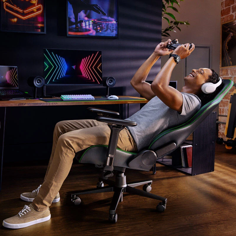 Komfortiška Žaidimų kėdė Razer Enki Gaming Chair, Juoda-žalia