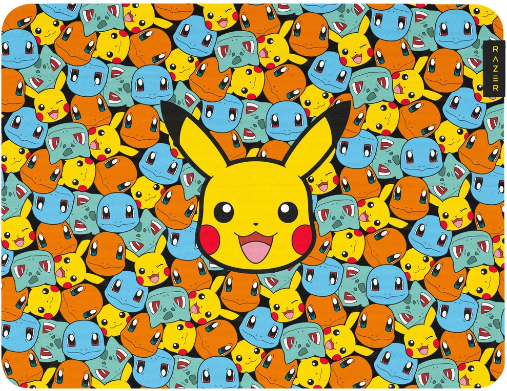 Razer Gigantus V2 Pelės kilimėlis žaidimams, Cloth – Pokémon Kanto Starters Edition, M